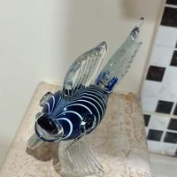 Statuina pesce tropicale in vetro Murano