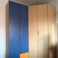 Armadio in legno per cameretta
