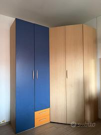 Armadio in legno per cameretta