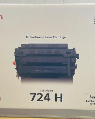 Toner nero originale Canon 724H