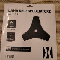 lama nuova 3denti per decespugliatore 