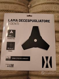 lama nuova 3denti per decespugliatore 