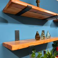 MENSOLE DI LARICE + BARRA APPENDIABITI