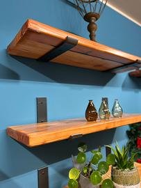 MENSOLE DI LARICE + BARRA APPENDIABITI