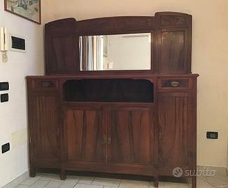 Credenza con specchiera