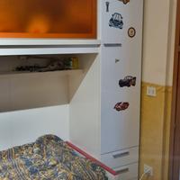 mobile a ponte con integrati 2 letti