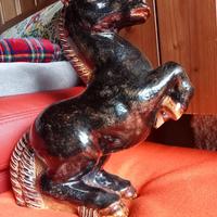 Statuina Cavallo Rampante