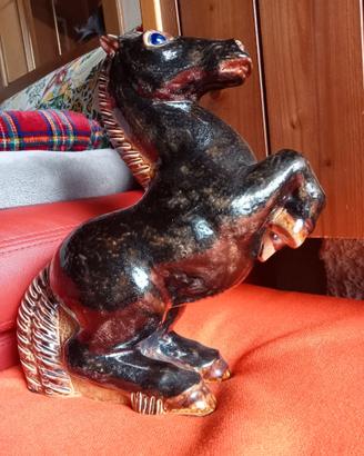 Statuina Cavallo Rampante