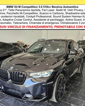 BMW X4 M Competition Tetto Navi C.21 Laser Camera 