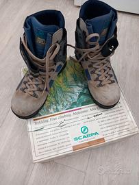 Scarponi Tecnici SCARPA, suole VIBRAM, Alpinismo.