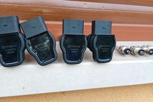 4 candele Bosch r6 e 4 bobine