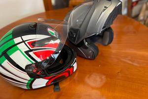 Caschi moto integrale e modulare