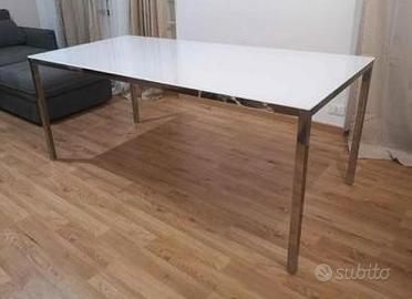 Tavolo IKEA (TORSBY) in vetro, 180×85×74 Arredamento e