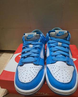 scarpe Nike Dunk Low bianco/azzurro 
