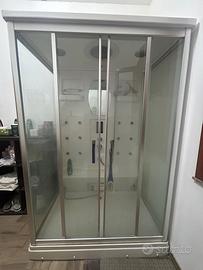 Cabina idromassaggio 140×90 cm con bagno turco