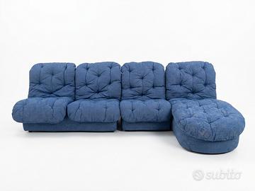 Divano componibile 4/5 posti con chaise longue