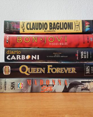 VHS Concerti Live - Videocassette Originali