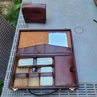Set  beauty case pelle  uomo - Vntage