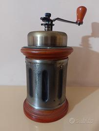 Macinacaffè vintage legno e metallo 