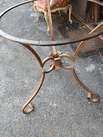 tavolo ferro battuto 
