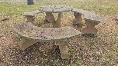 tavolo e panche giardino
