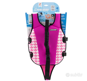 Cressi little turtle swim giubbotto da nuoto per b