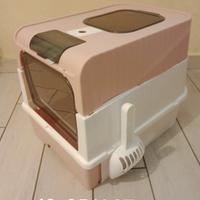 Lettiera chiusa per gatti con paletta – Nuova