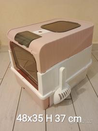 Lettiera chiusa per gatti con paletta – Nuova