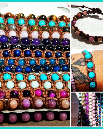 Braccialetti fatti a mano Shamballa 
