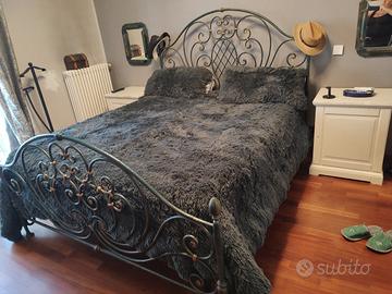 letto in ferro battuto 