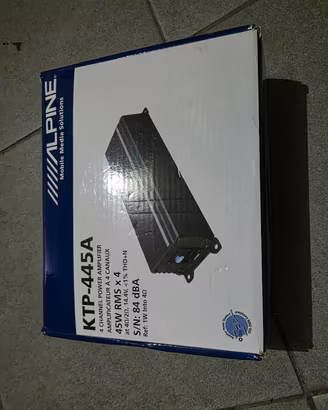 Amplificatore plug in Alpine 445 ktp nuovo