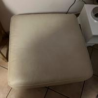 Puff in pelle divani & divani