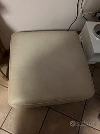 Puff in pelle divani & divani