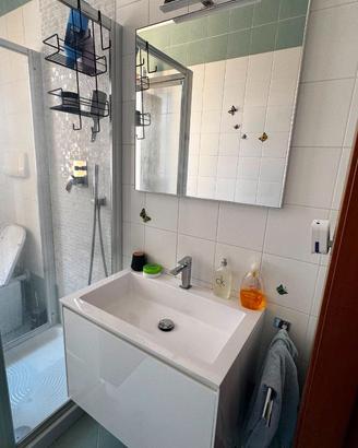 Mobile bagno + Specchio + Pensile colonna