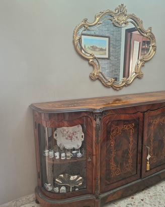 credenza  in stile di radica