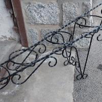 portavasi ferro battuto 