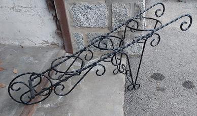 portavasi ferro battuto 