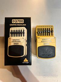 Behringer eq700 graphic equalizer pedale
