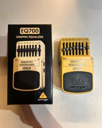 Behringer eq700 graphic equalizer pedale