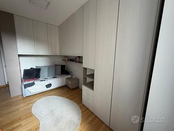 Cameretta a ponte moderna 2 lett – come nuova