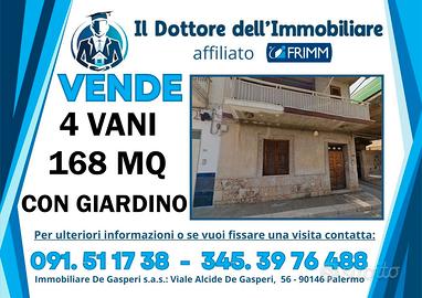 4 Vani con Giardino Villabate