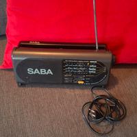 radio Saba , modello anni '90, corrente e pile