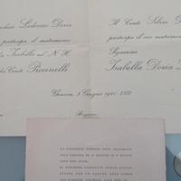 Partecipazione matrimonio 1940