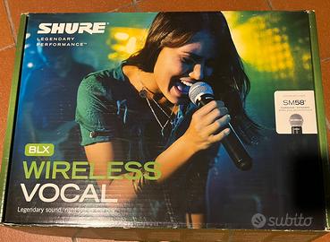 Shure BLX SM58 Wireless – radiomicrofono shure 58