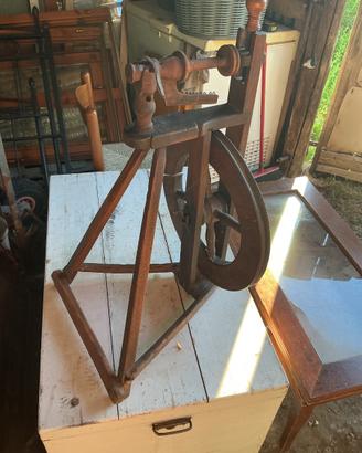 Filatoio antico legno vintage lana primi 900