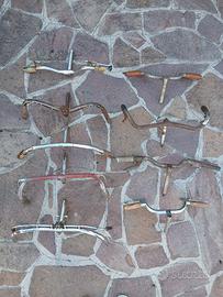 manubrio vari bici epoca bianchi rari