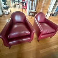 Coppia poltrone Lyra poltrona Frau