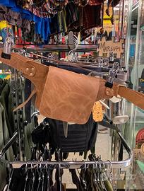 Marsupi in pelle moto country