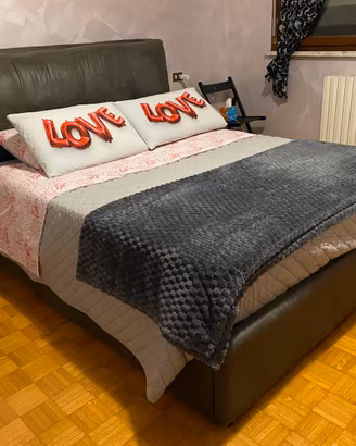 Letto matrimoniale contenitore 160x190- materasso