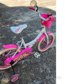 Bicicletta per bambine 2-8 anni da 16 pollici